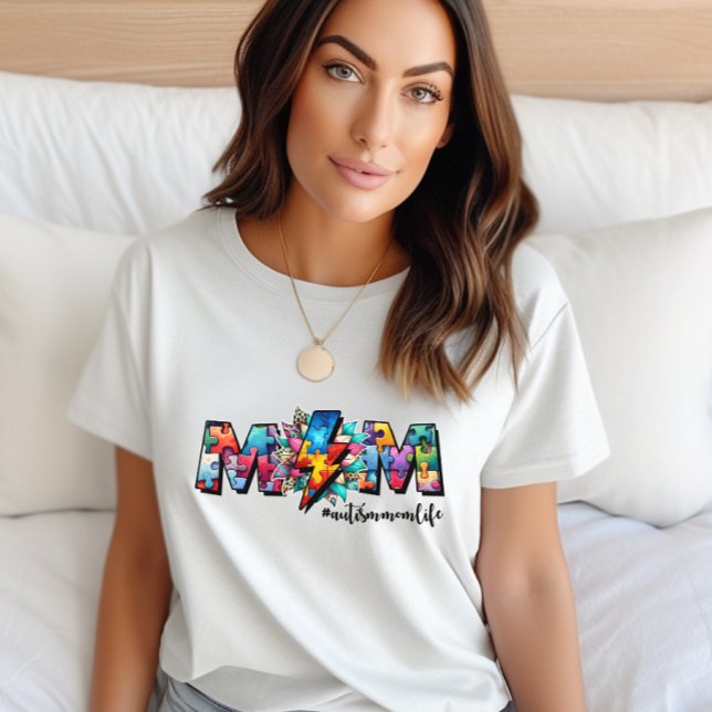 Rompecabezas de autismo colorido rompe camiseta (Subido por el creador)