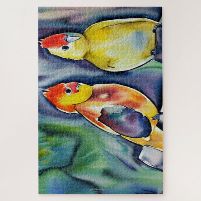 Rompecabezas de Aves Australianas (Vertical)