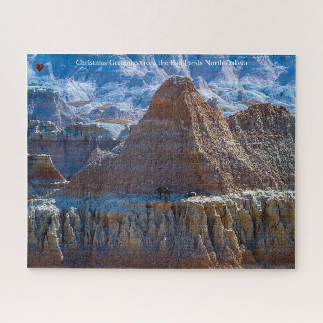 Rompecabezas de Bad Lands Dakota del Norte (Horizontal)