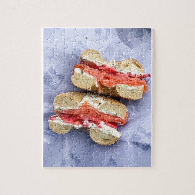 Rompecabezas de Bagel y Lox por Grubshots (Vertical)