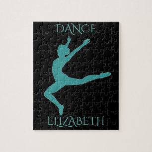 Rompecabezas de baile con nombre personalizado.