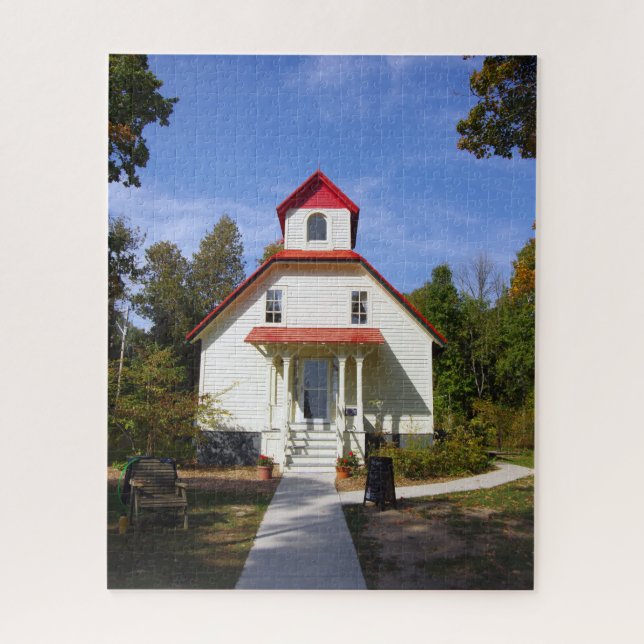 Rompecabezas de Baileys Harbor Rear Range Light (Vertical)