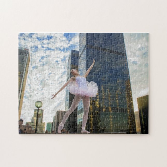 Rompecabezas de Ballerina de Ciudad (Horizontal)