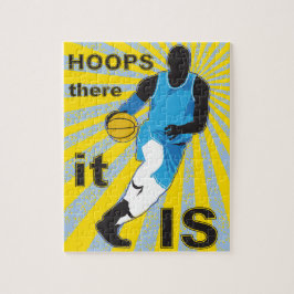 Rompecabezas de baloncesto de 8x10 para niños cieg