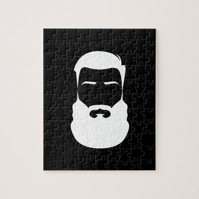 Rompecabezas de barba blanca (Vertical)