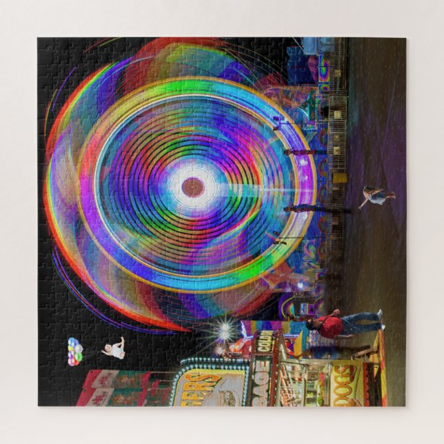 Rompecabezas de bebé con globos de helio (Vertical)
