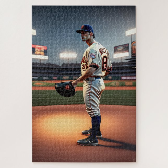 Rompecabezas de béisbol de 1014 piezas (Vertical)