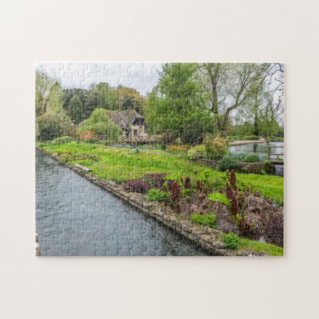 Rompecabezas de Bibury Cotswolds (Horizontal)