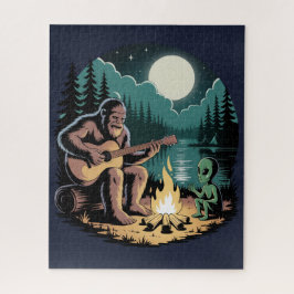 Rompecabezas de Bigfoot Alien OVNI Críptido Parano
