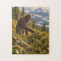 Rompecabezas de Bigfoot de la temporada de arándan