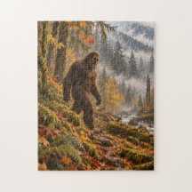 Rompecabezas de Bigfoot Niebla de Otoño