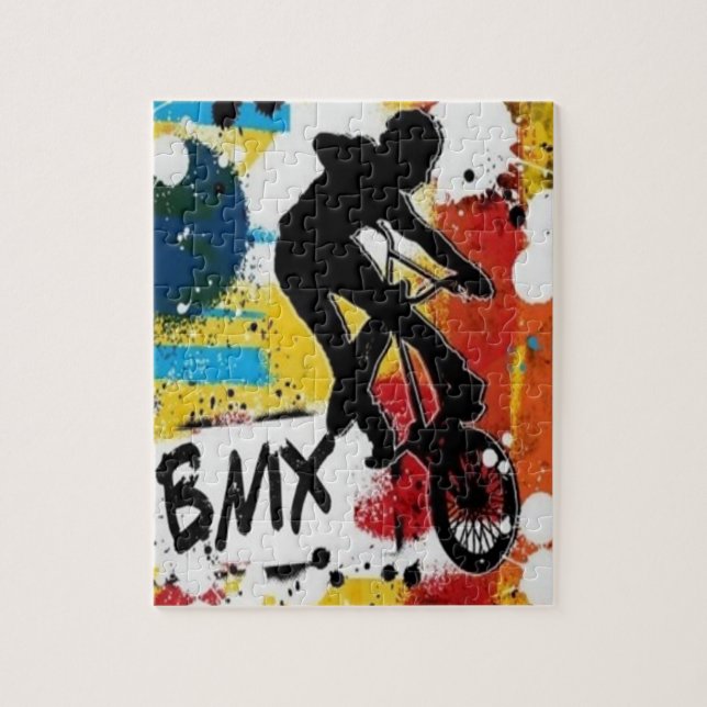 Rompecabezas de BMX con la caja de regalo (Vertical)
