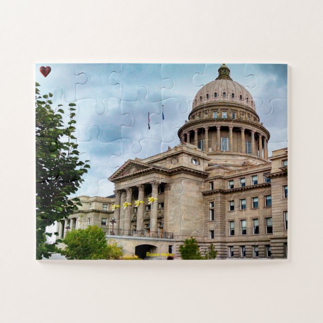 Rompecabezas de Boise Idaho Jigsaw (Horizontal)
