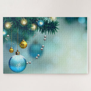 Rompecabezas de bolas de navidad