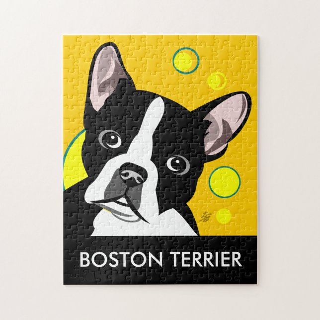 Rompecabezas de Boston Terrier (Vertical)