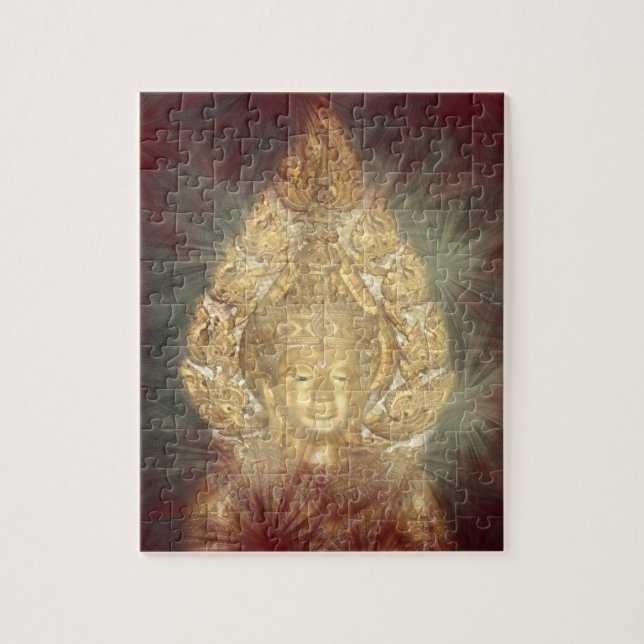 rompecabezas de buddha dorada (Vertical)