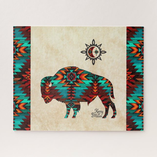 Rompecabezas de Búfalo del Suroeste (Horizontal)