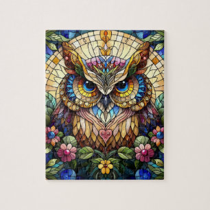 Rompecabezas de Búho Mosaico Jigsaw
