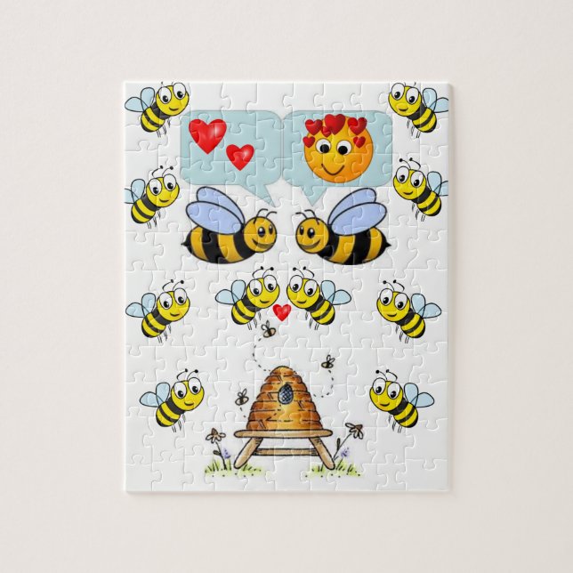 Rompecabezas de Bumblebee Jigsaw (Vertical)