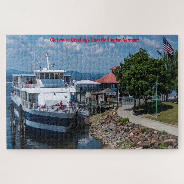 Rompecabezas de Burlington Vermont (Horizontal)