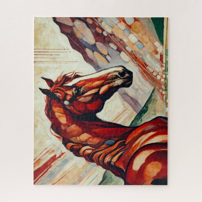 Rompecabezas de Caballo Rojo 500 Piece (Vertical)