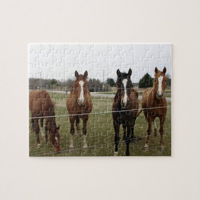 Rompecabezas de caballos (Horizontal)