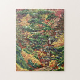 Rompecabezas De Cabina En Woods