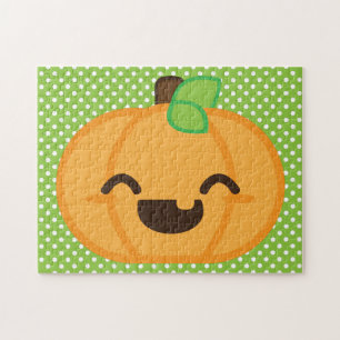Rompecabezas de calabaza de Kawaii