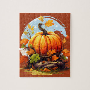 Rompecabezas de calabaza para niños