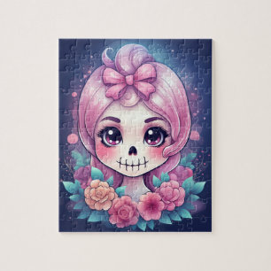 Rompecabezas de Calavera Adorable