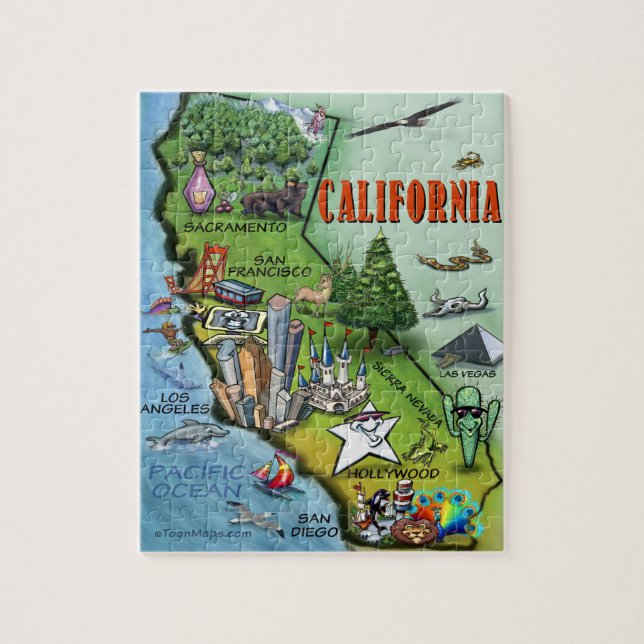 Rompecabezas de California (Vertical)
