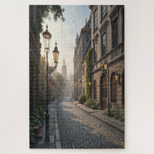Rompecabezas de calle europea vintage