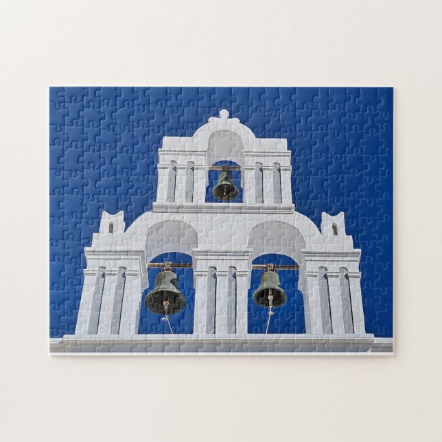 Rompecabezas de campanas de Santorini (Horizontal)