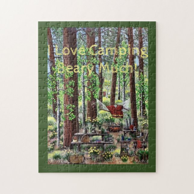 Rompecabezas de camping (Vertical)