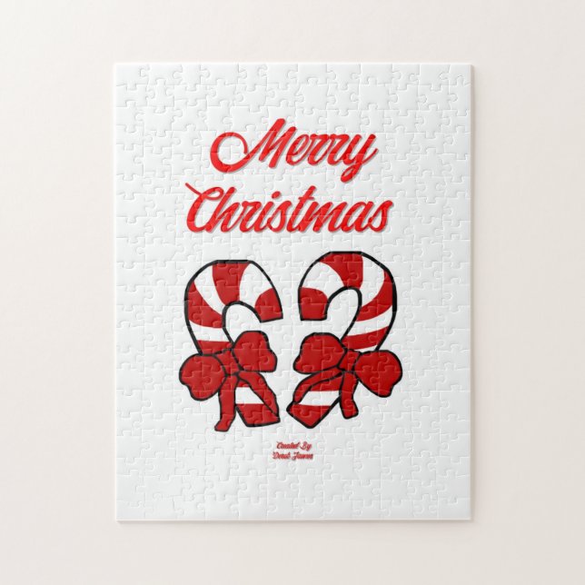 Rompecabezas de canas de navidad 28 cm X 35,5 cm (Vertical)