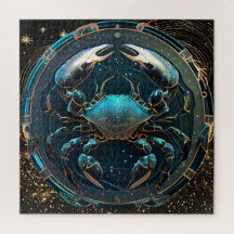 Rompecabezas de cáncer de Rótulo zodiaco, 20 "x20"