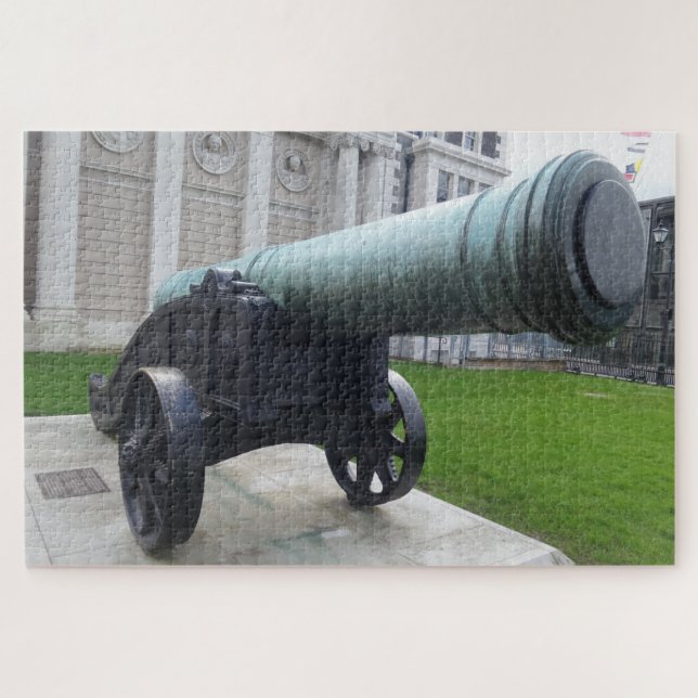 Rompecabezas de cañón histórico (Horizontal)