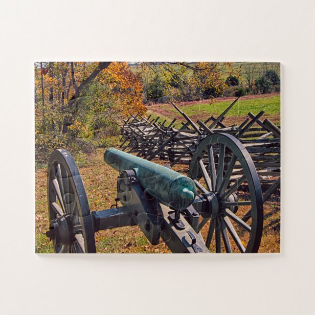 Rompecabezas de cañones de la Guerra Civil (Horizontal)