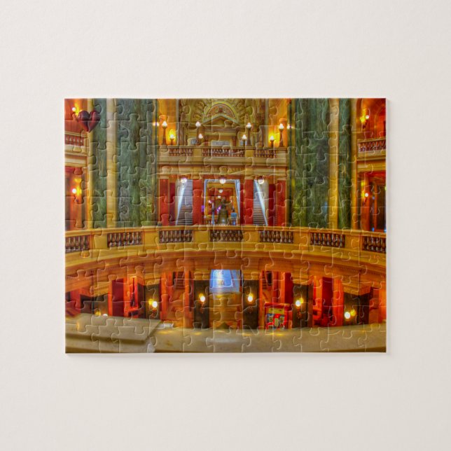 Rompecabezas de Capitol Chambers Wisconsin (Horizontal)