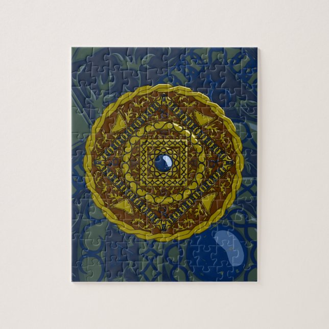 Rompecabezas de Capricornio Mandala (Vertical)