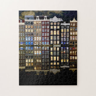 rompecabezas de casas del canal de Ámsterdam
