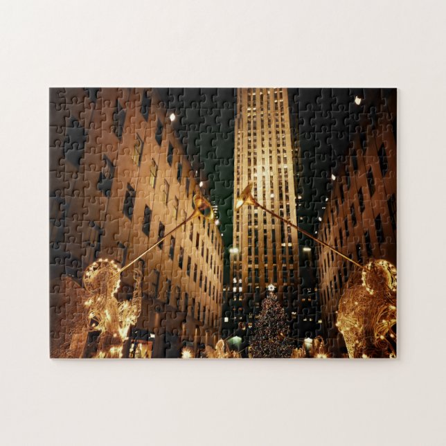 Rompecabezas de centro de Nueva York Rockefeller - (Horizontal)