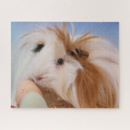 Rompecabezas de Cerdo de Long Hair Guinea