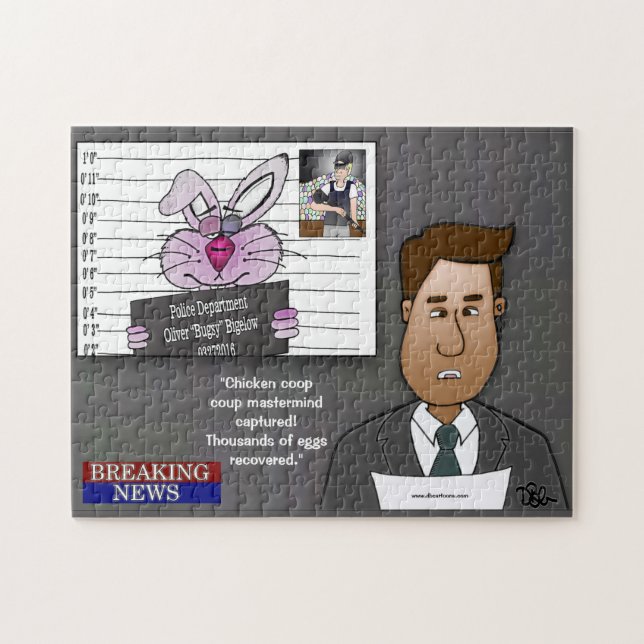 Rompecabezas de cerebro de golpe de gallina (Horizontal)