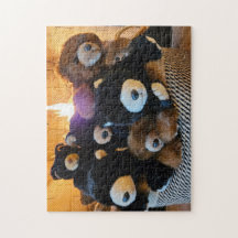Rompecabezas de Cesta de Osos, 11" x 14", 252 piez