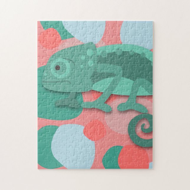 Rompecabezas de Chameleon (Vertical)