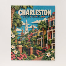 Rompecabezas de Charleston, Carolina del Sur, reco