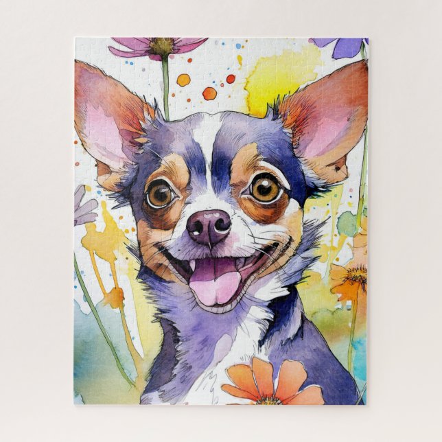 Rompecabezas de Chihuahua Dog Jigsaw (Vertical)