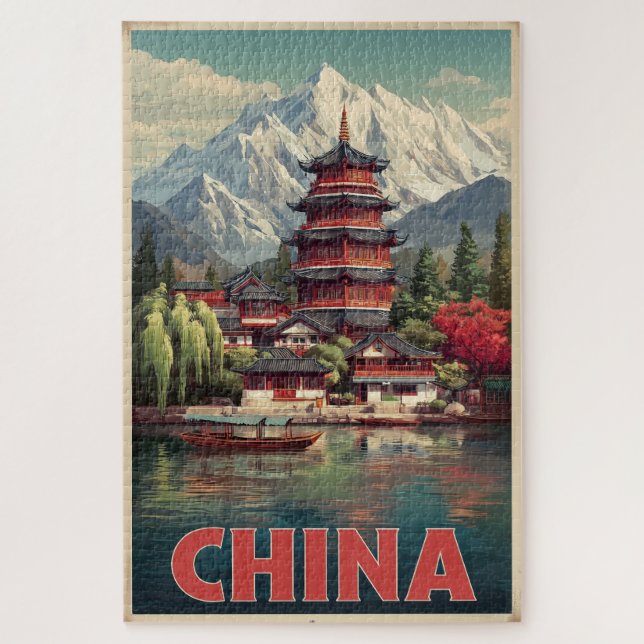 Rompecabezas de China Antiguo (Vertical)
