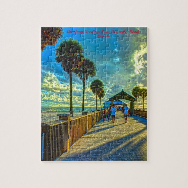 Rompecabezas de Clearwater Beach Florida (Vertical)